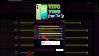 Vivo Y100 [ Sensitivity ] Setting Vivo Y100 OneTap Headshot Trick 2025 Free Fire Sensitivity