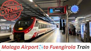 Malaga Airport to Fuengirola train & Great places to eat and see (2024)    4K