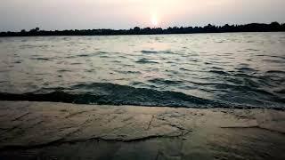 Beautiful sounds of Ganges Water flow.