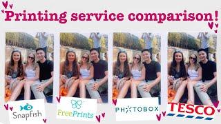 Photo Printing Comparison ||| UK ||| Snapfish, Photobox, Free prints, Tesco || Online printing