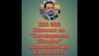 BIG BIG Discount on "Development Charges"Announced By Saad Nazir. #foryou #blueworldcityupdates #fyp