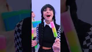 Ice Cream Prank by Wednesday Addams!  #shorts #trend #recommendations #fyp #rec #prank #challenge