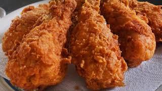 CRISPY FRIED CHICKEN DRUMSTICKS / KFC STYLE FRIED CHICKEN DRUMSTICKS