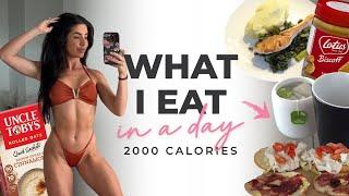 A DAY OF EATING 2000 CALORIES!