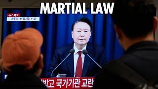 LIVE: South Korea’s president declares MARTIAL LAW in TV address after ‘pro-North Korean threats’