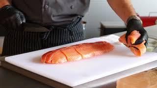 Wild Salmon Cooked on a Himalayan Sea Salt Block • REC TEC Greg