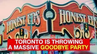 Take a look inside Honest Ed's farewell party