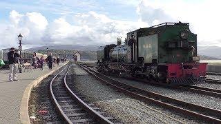 The drivers view from Porthmadog to Caernarfon on the WHLR.