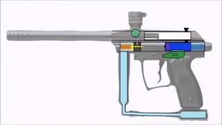 Animated paintball Kingman Spyder paintball marker