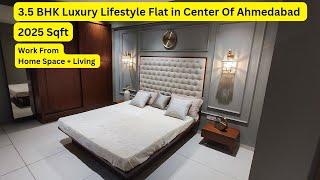 3.5  BHK @ Centre of Ahmedabad | Residential Project | 2025 Sqft | Work From Home Space+Living Area