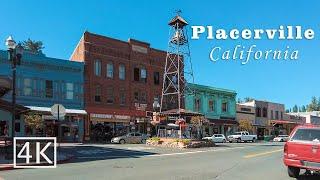 [4K] Historic Main Street Placerville California - Walking Tour