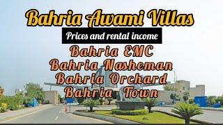 Bahria Awami Villas I Bahria Education and Medical City IBahria Nasheman I Villa tour, Price Update