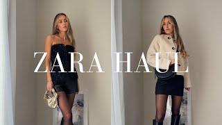 NEW IN ZARA HAUL | PARTYWEAR & AUTUMN/WINTER PIECES | 2024