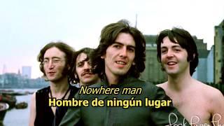 Nowhere man - The Beatles (LYRICS/LETRA) [Original]