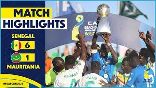 HIGHLIGHTS | Senegal   Mauritania - #BSAFCON2024 - Final | ملخص مباراة السنغال وموريتانيا