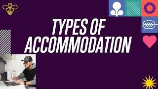 Types of accommodation