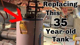 Installing A Short Electric Water Heater In A Crawlspace