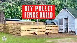 Simple DIY Pallet Fence