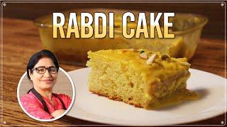 रसमलाई और मिल्क केक का मजा ले इस रबड़ी केक में | Malai Cake | Eggless & Without Oven | Rabdi Cake