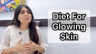 Food for Glowing Skin| Diet for Glowing skin| glowing skin drink at home glowing skin naturally home