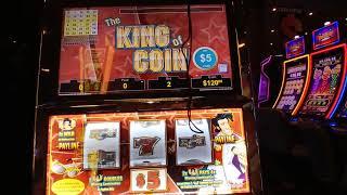 KING OF COIN 🪙 $5 DENOM @CHOCTAW CASINO DURANT #VGT️