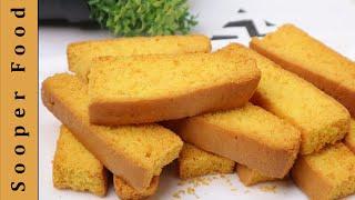 Cake Rusk Recipe | Sooper Food |