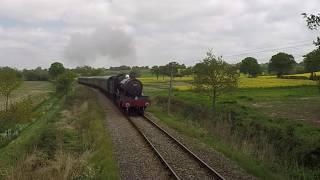 Kent and East Sussex Railway Foxcote manor foxy last outing before mechanical niggles May 2017