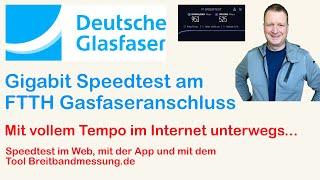 Deutsche Glasfaser Speedtest: Wie schnell ist Gigabit wirklich?