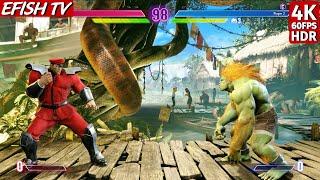 M. Bison vs Blanka (Hardest AI) - Street Fighter 6