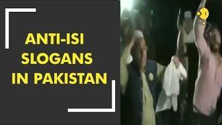 Anti-ISI slogan raised outside army headquarters