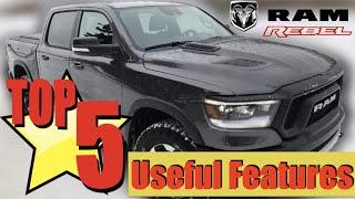 2021 RAM Rebel 1500 Top 5 Most Useful Features