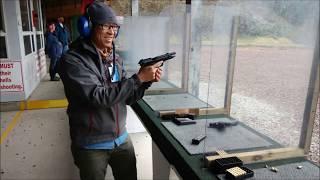 Shooting AR-15 and real pistols for the first time