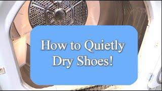 How to Dry Shoes Quietly! inside Dryer