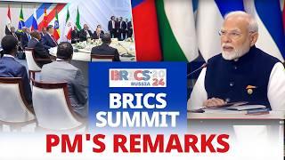 PM Modi's speech during BRICS Leaders' Summit in Kazan, Russia