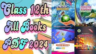 Class 12th All New Books PDF 2024  Sindh Board Academic Avenue