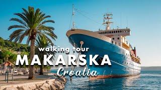 MAKARSKA  CROATIA  WALKING TOUR 4K