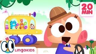 Sing along the BEST ANIMAL SONGS  Fun Learning Adventures | Lingokids