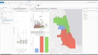 Interactive Data Visualization for Spatial Analysis