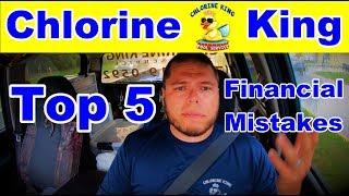 Top 5 Financial Mistakes New Pool Business Owners Make - Chlorine King Pool Service