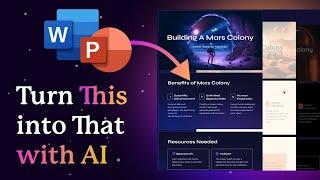 How to turn your files into beautiful presentations with AI | Gamma