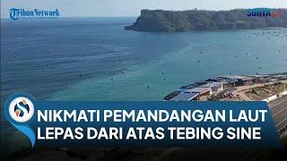 Indahnya Pemandangan Laut Lepas Samudera Indonesia Dari Tebing Pantai Sine Tulungagung