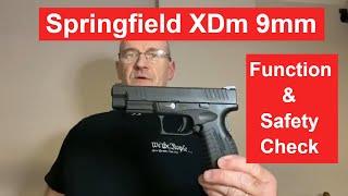 Springfield XDm 9mm Function & Safety Check