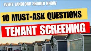 10 Tenant Screening Questions: Find the Perfect Tenant (2024)