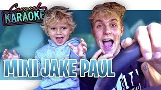 CARPOOL KARAOKE with MINI JAKE PAUL!!