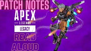 Apex Legends FULL patch notes ( Read Aloud )