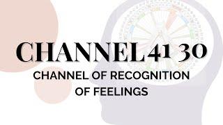 Human Design Channels - The Channel of Recognition of Feelings: 41 30