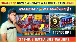 FINALLY  A9 Royal Pass | Bgmi 3.4 Update | Pubg 3.4 Update | Bgmi A9 Royal Pass | Bgmi Update