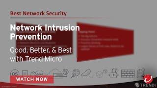 Webinar - Network Intrusion Prevention with Trend Micro