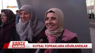 Kutsal topraklara uğurlandılar