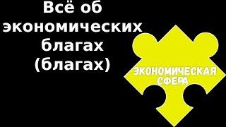 ЕГЭ обществознание | ЭКОНОМИЧЕСКИЕ БЛАГА суть виды примеры | Подготовка ЕГЭ Обществознание кратко |